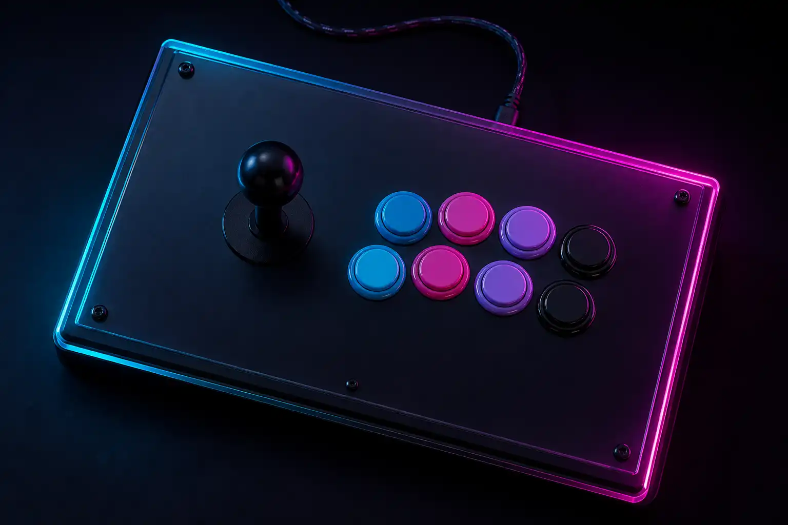 Arcade-Stick per Zero-Delay-Encoder in MAME