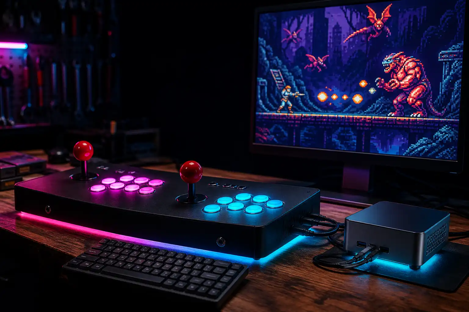 MAME auf Windows 11 ARM mit Snapdragon X einrichten: ARM64-Build, Controller und ROM-Pfade