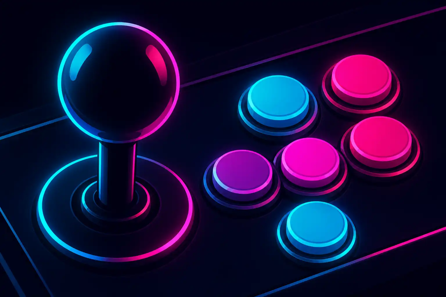 Arcade-Stick per Zero-Delay-Encoder in MAME